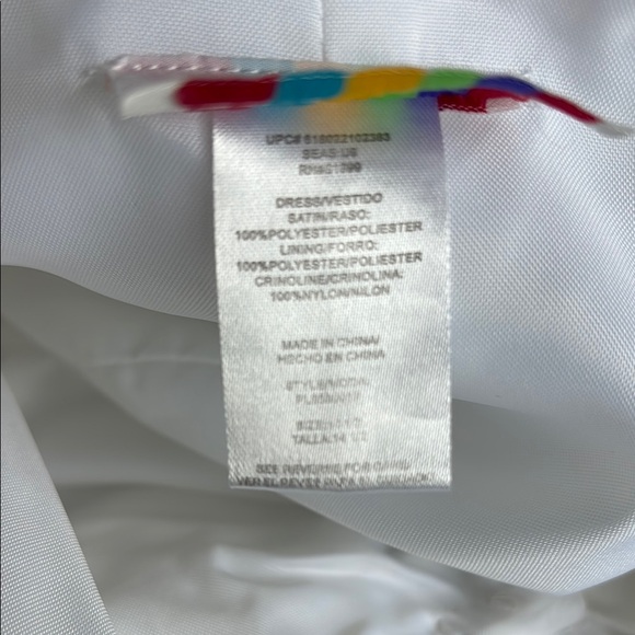 Charming White Kids Formal Dress with Bow Accent - Picture 6 of 16